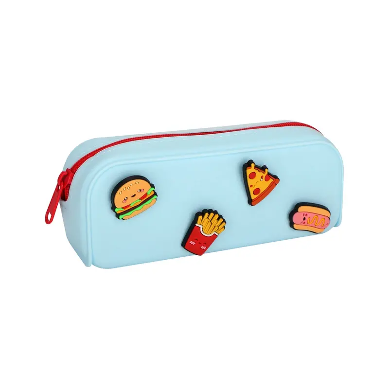 Foodiemals Charms-Embellished Pencil Case – Fun Food-Inspired Design