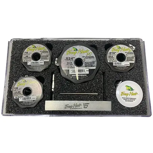 Frog Hair Fluorocarbon Leader Tying Essentials Kit
