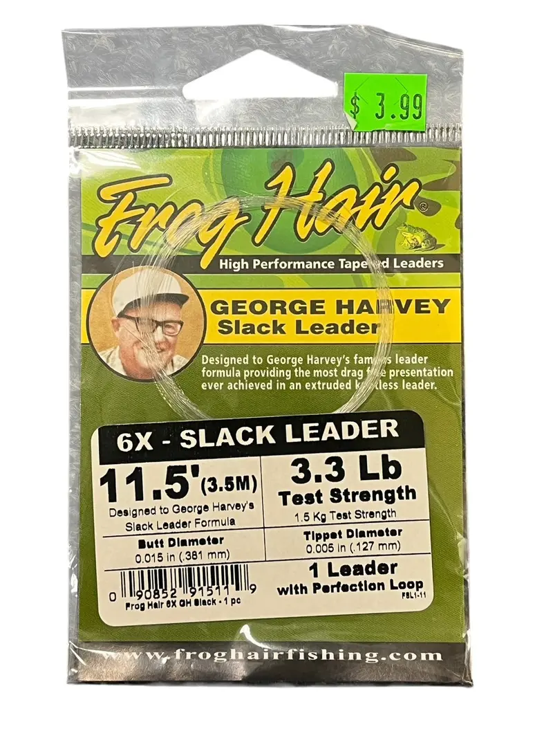 Frog Hair George Harvey Slack Leader Design