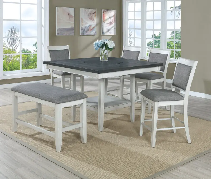 Fulton White Counter Height Dining Chair