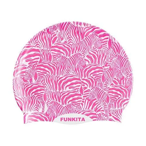 Funkita Painted Pink Silicone Swim Cap