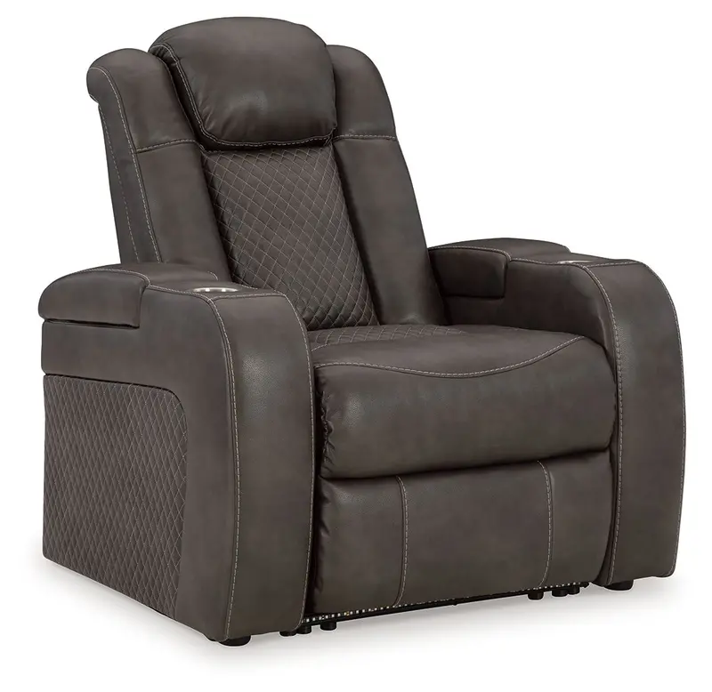 Fyne-dyme Single Power Recliner with Adjustable Headrest