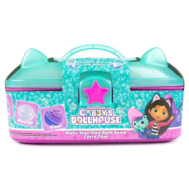 Gabby’s Dollhouse DIY Bath Bomb Kit with Portable Carry Case