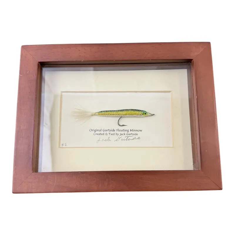 Gartside Floating Minnow Shadowbox – Hand-Signed