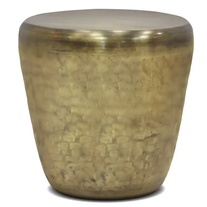 Garvy Industrial-Chic Metal Side Table – Handcrafted