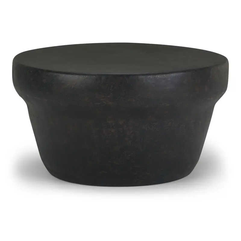 Garvy Rustic Bronze Coffee Table – Industrial-Inspired Centerpiece