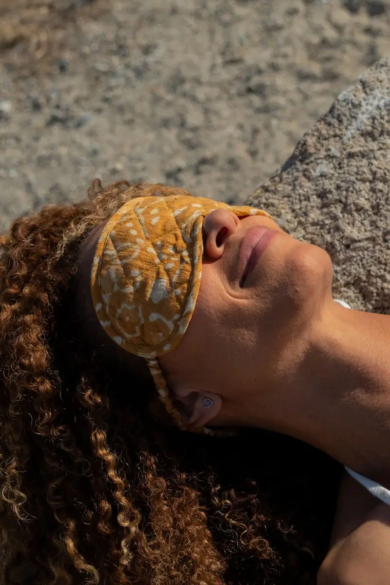 Gentle Organic Linen Eye Mask for Restful Sleep