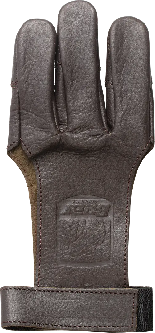 Genuine Leather 3-Finger Archery Shooting Glove