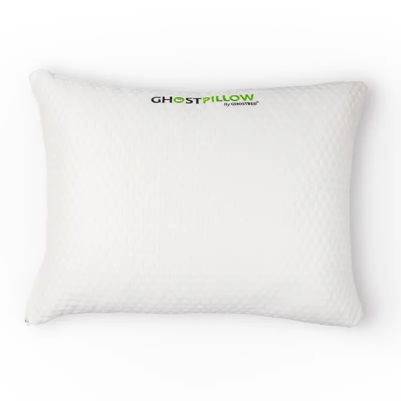 GhostPillow Shredded Gel Memory Foam Pillow – Adjustable Loft & Silky Fluffiness