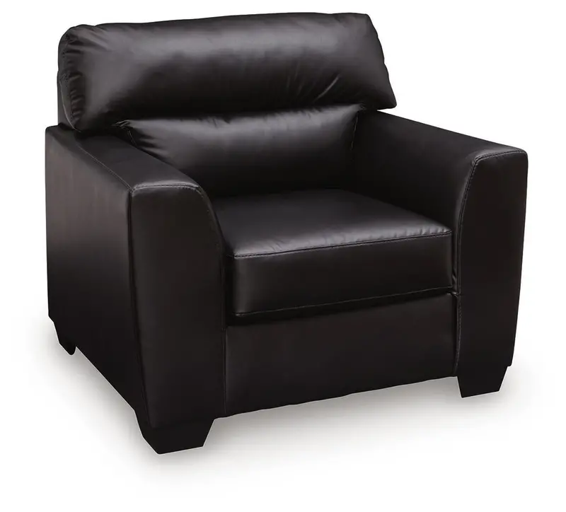 Glennbre Midnight Accent Chair with Modern Silhouette