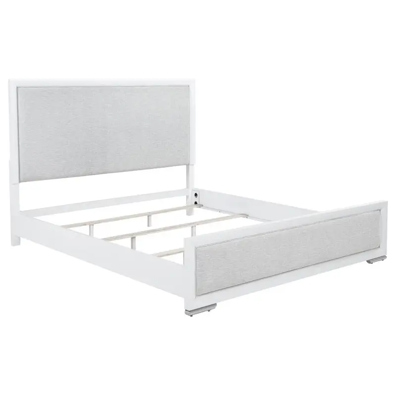 Gracemont Minimalist Panel Bed Frame