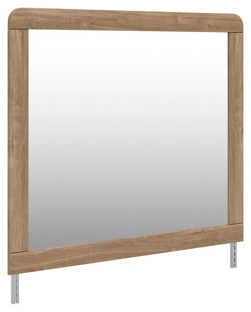 Gramburg Warm Natural Brown Full-Length Bedroom Mirror