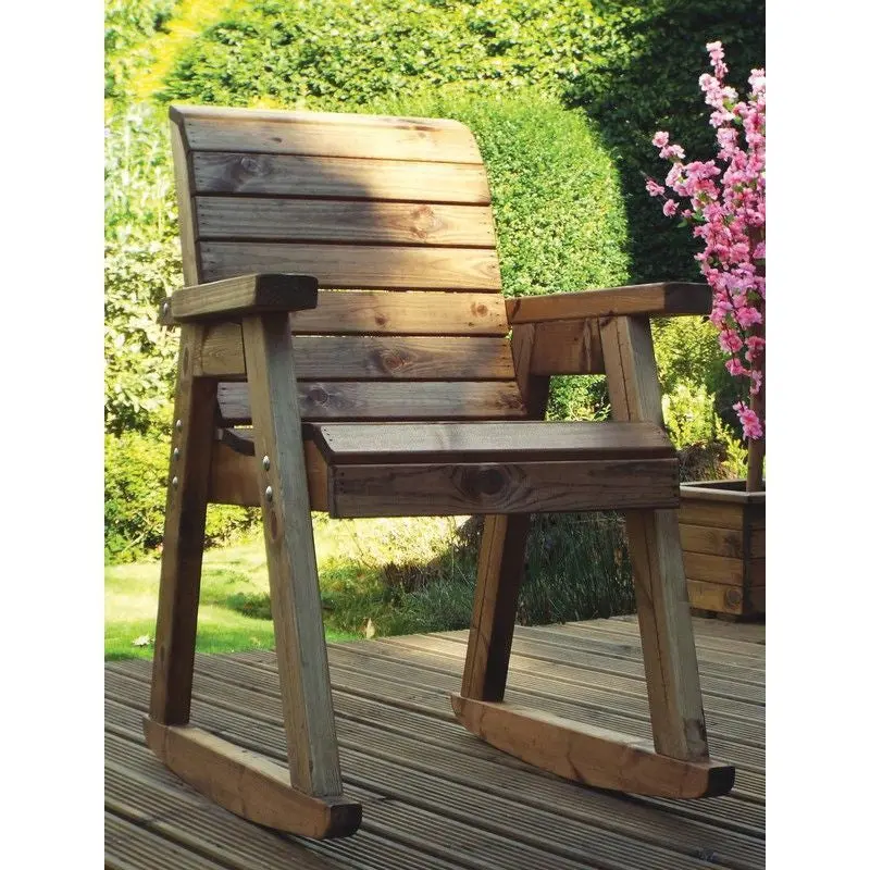 Grand Two-Seat Patio Dining Set with Green Cushions – Charles Taylor