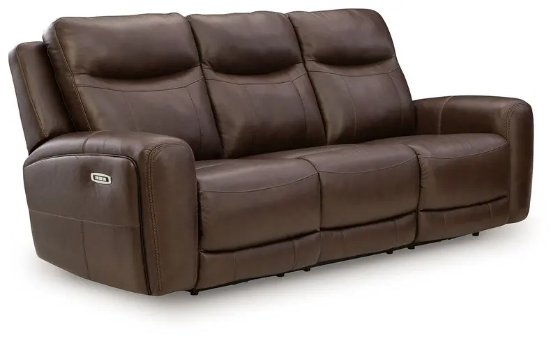 Gravier Cordova Power Reclining Sofa with Customizable Headrest Support