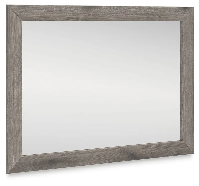 Graystorm Bedroom Mirror – Framed Wall Mirror with Brown-Gray Toned Finish