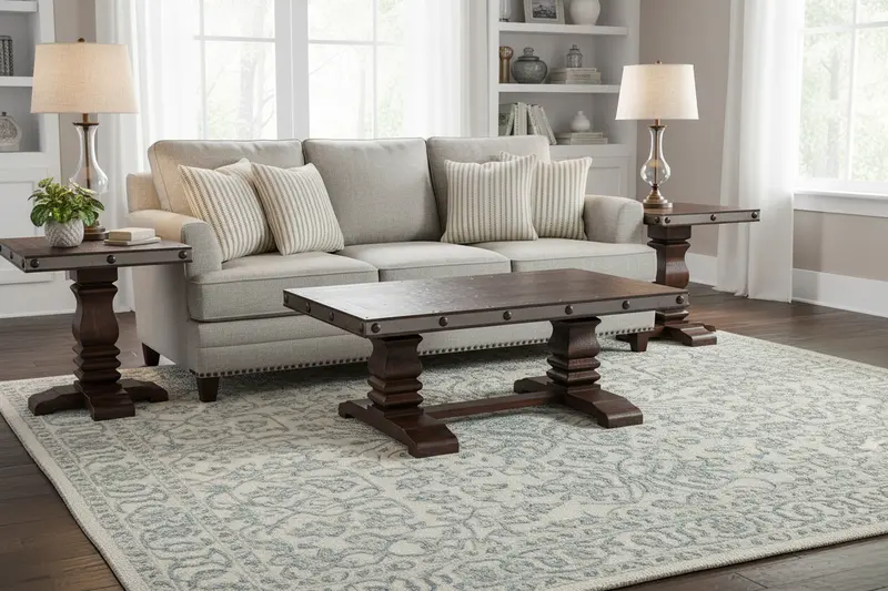Hacienda Three-Piece Coffee Table Collection