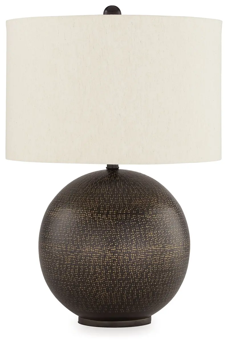Hambell Black and Gold Metal Table Lamp