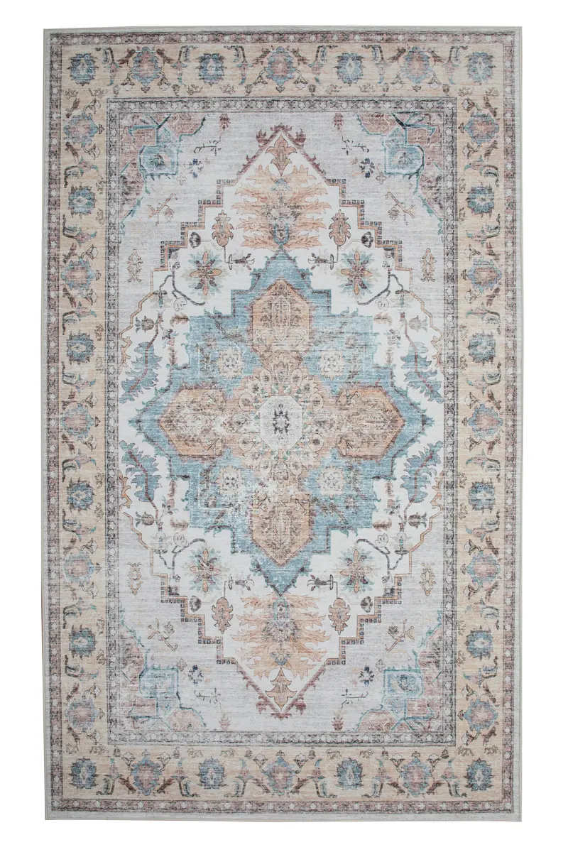 Hamilton 6’x9′ Area Rug – Geometric Patterned Living Room Accent