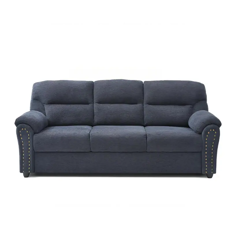 Hamilton Classic Sofa Featuring Nailhead Trim and Rolled Arms