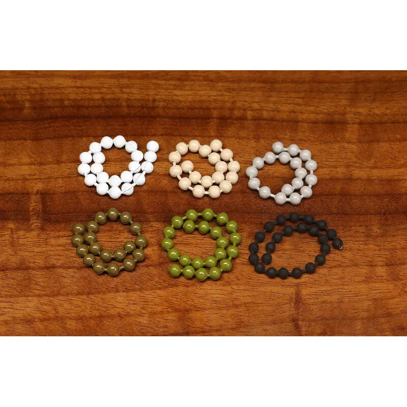 Hareline Chicone’s Stealth Bead Chain for Saltwater Flies