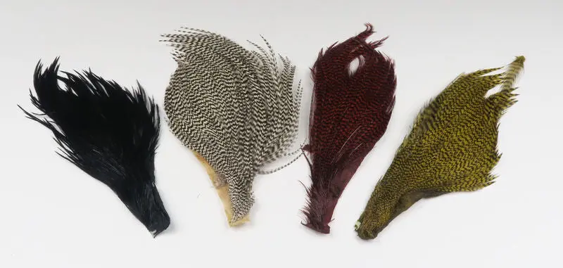 Hareline Dry Neck Chunks – Natural Turkey Feather Pieces