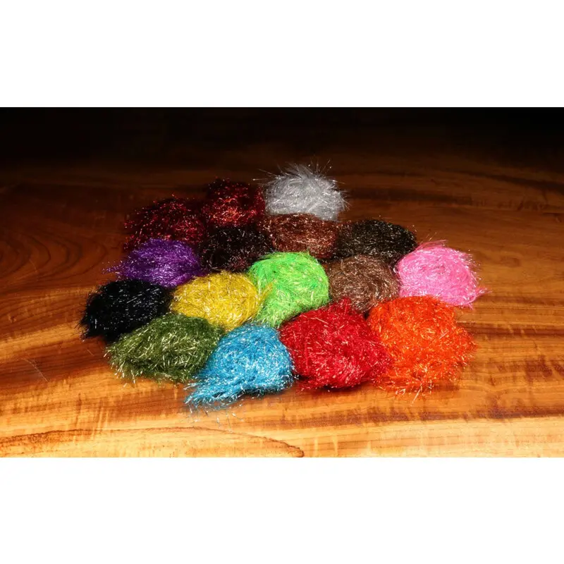 Hareline Polar Reflector Flash Chenille – Iridescent Tying Material