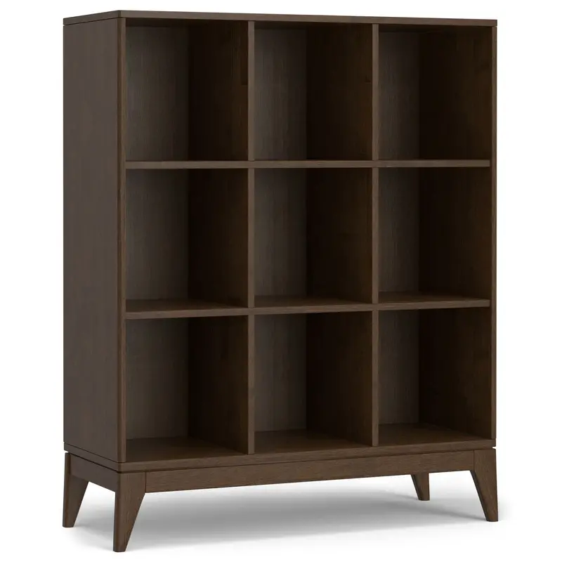 Harper 9-Cube Walnut Brown Storage Unit