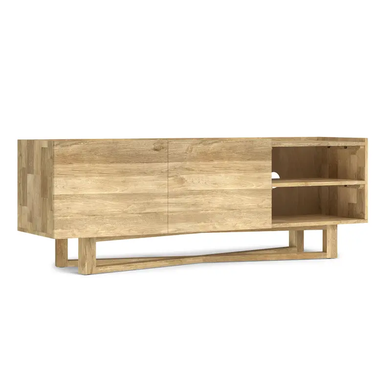 Harrow Natural Wood TV Media Stand