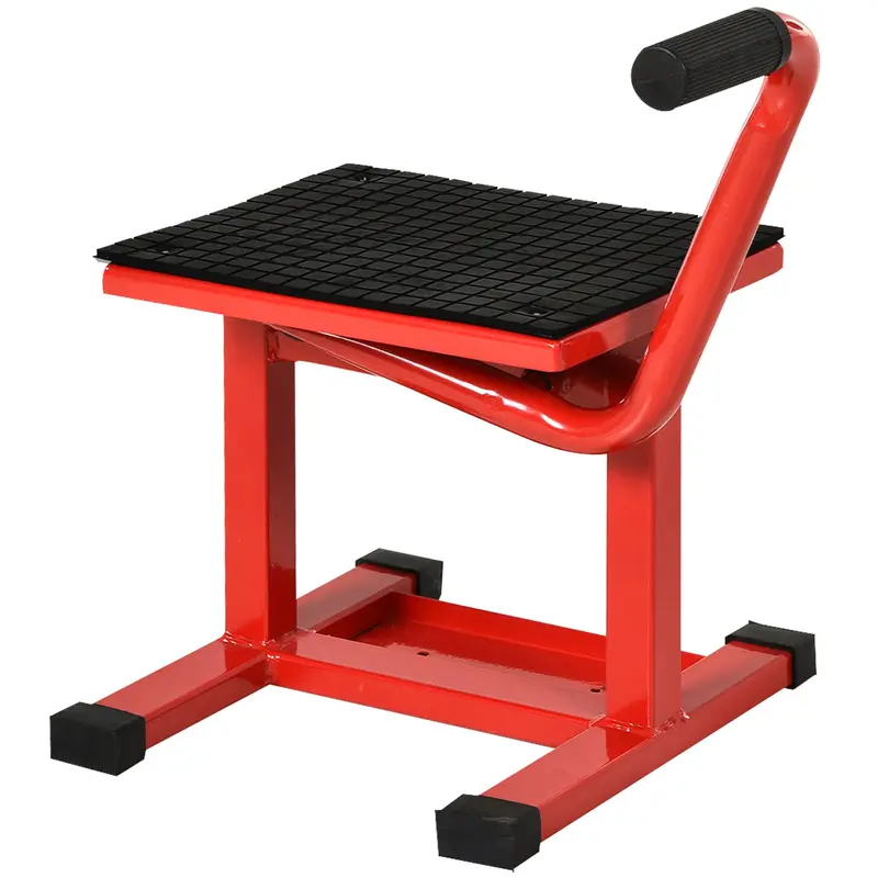 Heavy-Duty 150kg Motorcycle Repair Lift – Manual Crank, Steel Construction