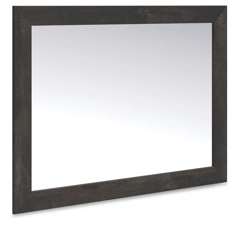 Hollivern Dark Gray Bedroom Mirror