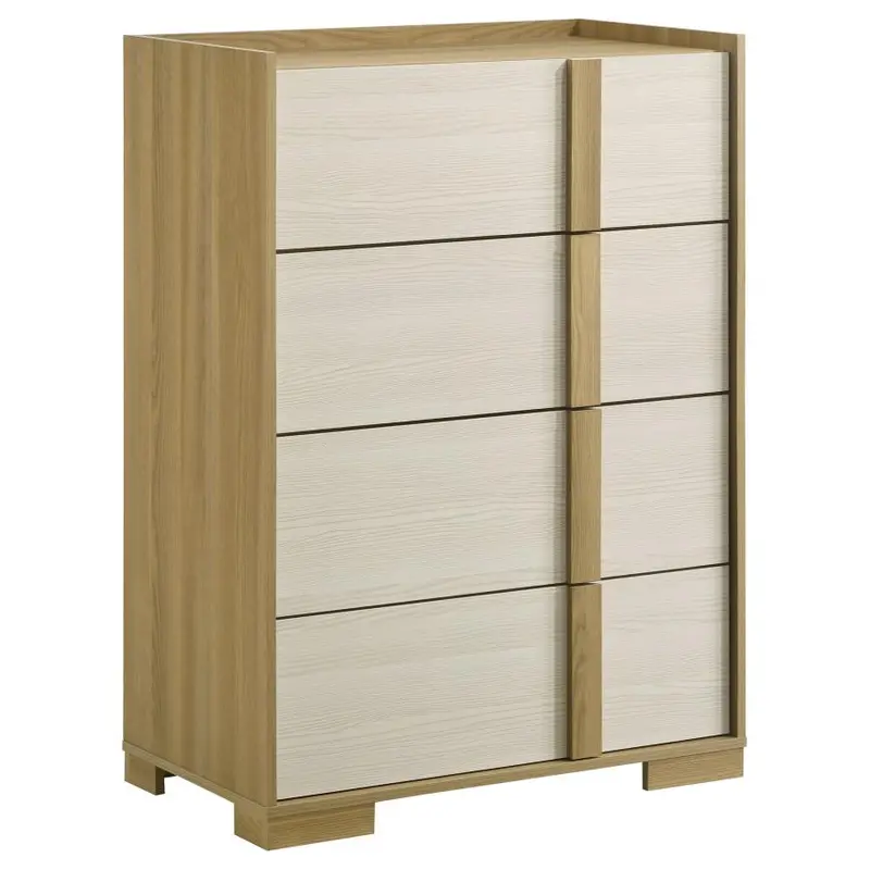 Hyland Natural Wood 4-Drawer Chest of Drawers