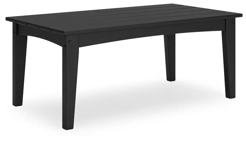 Hyland Wave Rectangular Cocktail Table – Modern Living Room Centerpiece