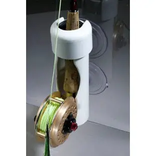IFly Suction-Cup Mounted Single Rod Holder – Portable Setup
