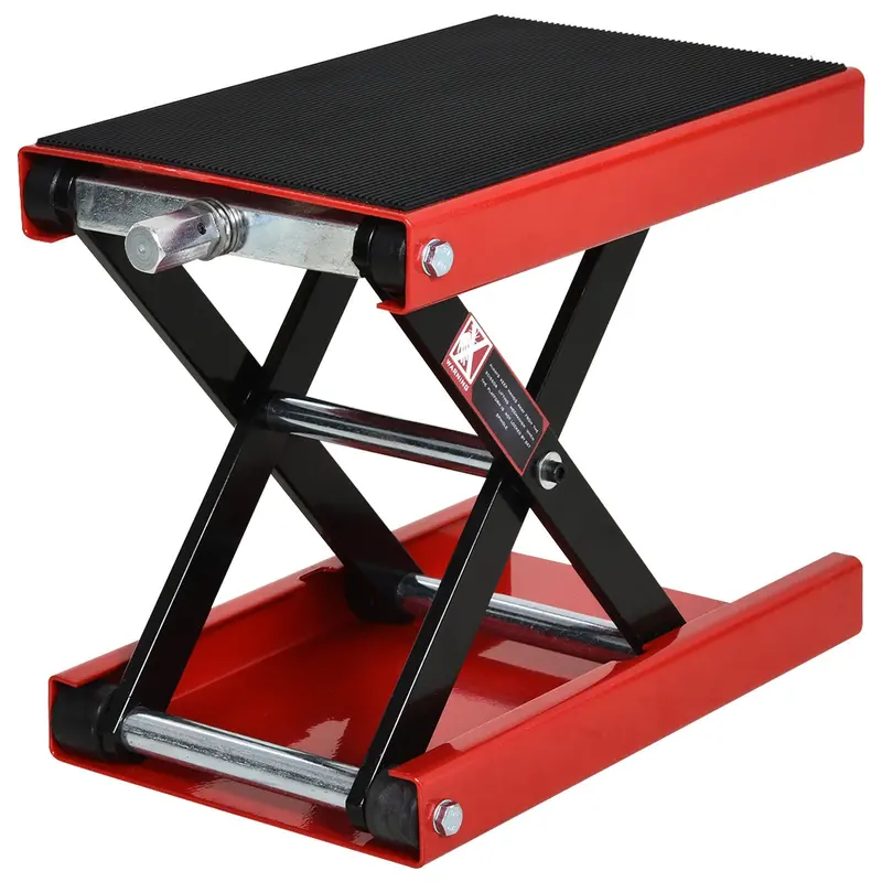 Industrial-Grade 500kg Motorcycle Service Lift – Manual Crank, Reinforced Steel