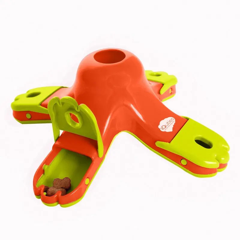 iQuties Kibble-Drop Interactive Puzzle Toy for Canine Mental Stimulation