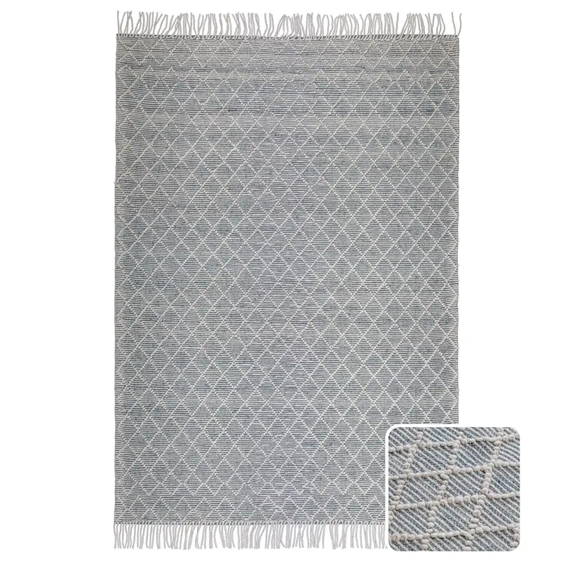 Ivory 6′ x 9′ Transitional Area Rug – Ogden Design