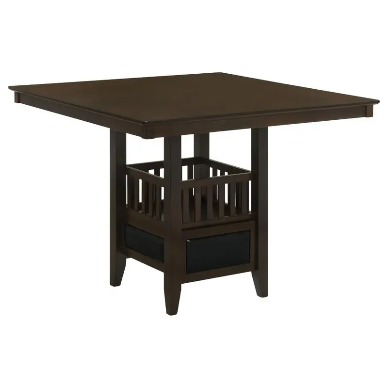 Jaden Espresso Square Counter Height Dining Table