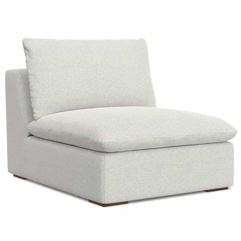 Jasmine Gray Center Sofa Module for Modular Configurations