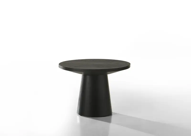 Jasper Minimalist Round Accent Table – Sleek Surface for Living Rooms or Bedrooms