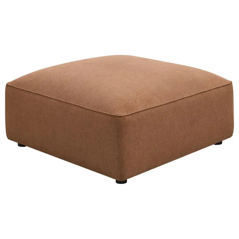 Jennifer Square Ottoman – Tufted Fabric Footrest