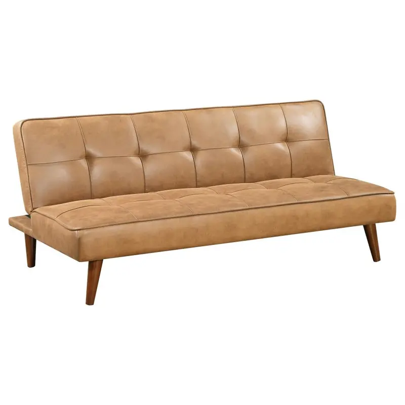 Jenson Tufted Convertible Sofa Bed with Memory Foam Mattress Layer