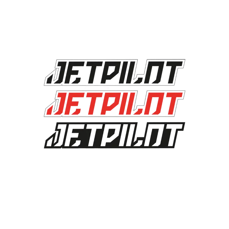 Jetpilot 8-Inch Motocross-Themed Decal Sticker