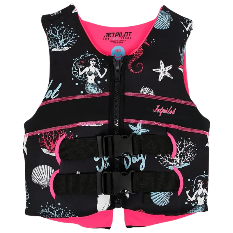 Jetpilot Cause Youth ISO 50N Front-Entry Neoprene Vest