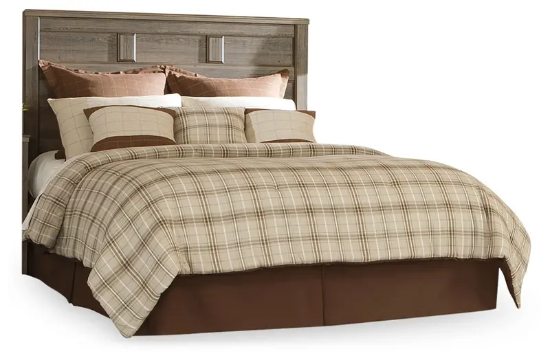 Juararo Panel Headboard – Textured Fabric-Wrapped Bed Feature