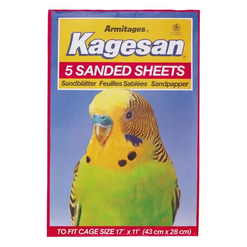 Kagesan Red Sanding Sheets Pack – 5-Piece Assorted Grit Set