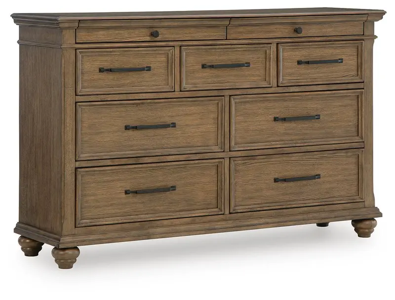 Karallin Contemporary Wooden Dresser with Soft-Close Drawers