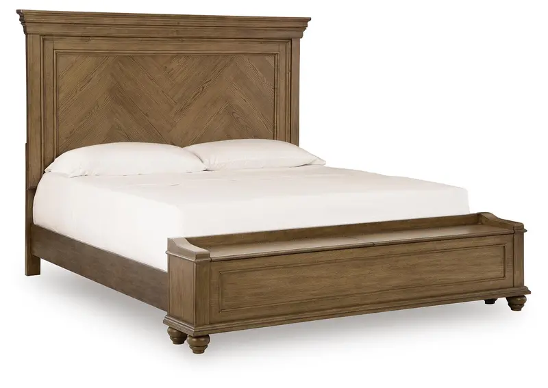 Karallin Storage Panel Bed with Under-Bed Drawers