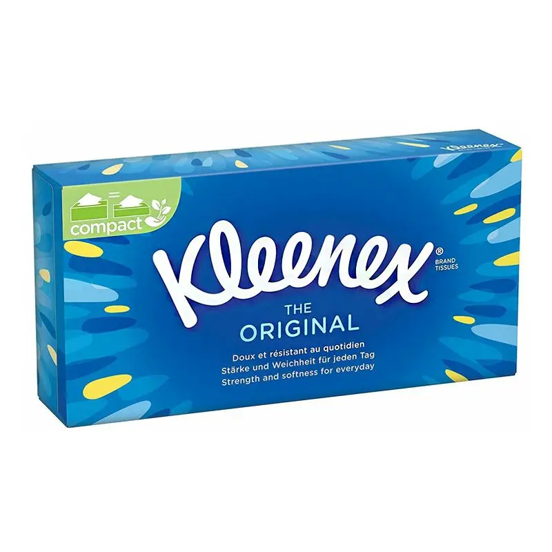 Kleenex Original 3-Ply Facial Tissues – 70-Count Box
