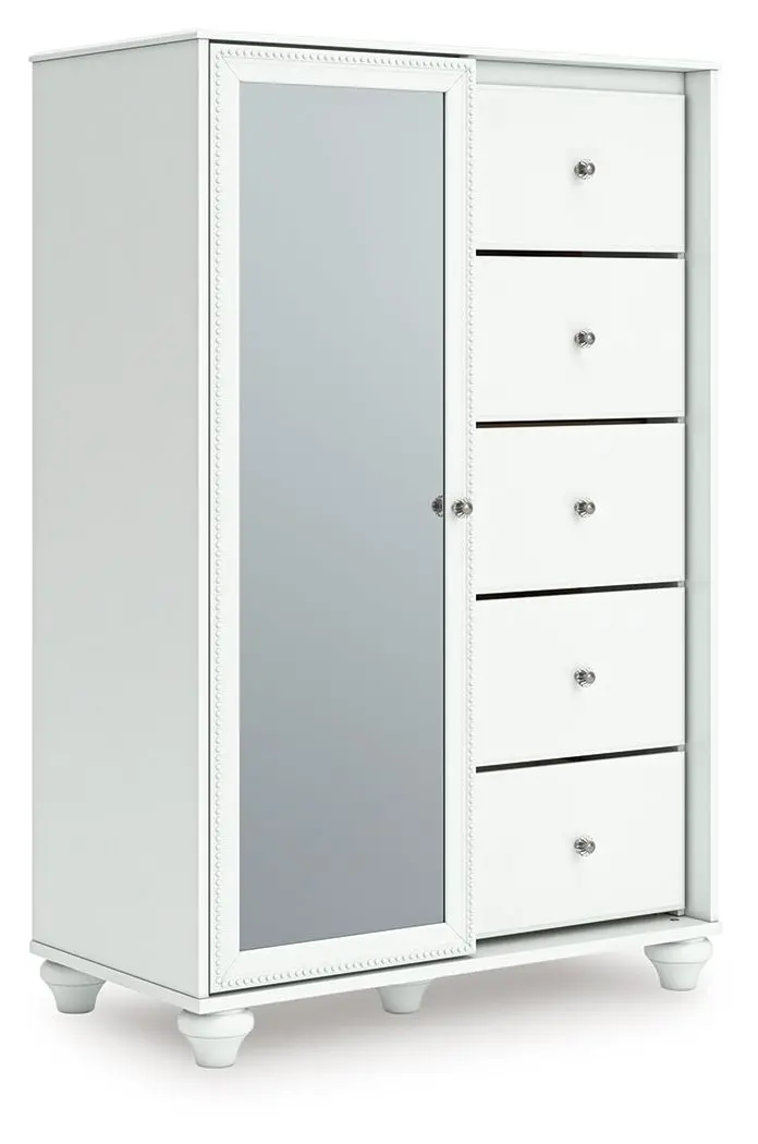 Kozlani White Dressing Chest – Compact Multi-Drawer Vanity Storage Unit