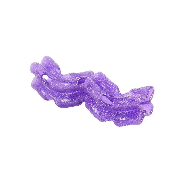 KRONOS Wave-Shaped Chew Toy for Dogs – Purple Rubber, 20 cm